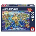 Produktbild: SCHMIDT SPIELE PUZZLE ENTDECKE UNSERE WELT 1000 TEILE