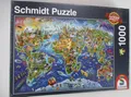 Produktbild: Schmidt Puzzle 58288 Entdecke unsere Welt 1000 Teile Puzzle  NEU OVP
