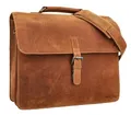 Produktbild: Gusti Gepäckträgertasche Leder - Peter S. Aktentasche Fahrradtasche 2in1 Lehrertasche Bürotasche Arbeitstasche Ledertasche Vintage Leder