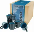 Produktbild: CreaTable Becher Nordic Fjord, 6-tlg., Steinzeug, Kaffeebecher, Tassen Set, 6-teilig, 285 ml