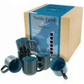 Produktbild: Creatable Kaffeebecherset, Blau, Keramik, 6-teilig, 350 ml, Kaffee & Tee, Tassen, Kaffeetassen-Sets