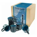 Produktbild: CreaTable Nordic Fjord 21552 Kaffeebecher Set 6-teilig Geschirrset Steinzeug