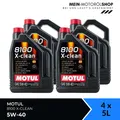 Produktbild: Motul 8100 X-clean 5W-40 MB 229.51 VW API SN Motoröl 4x5 Liter = 20 Liter