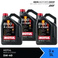 Produktbild: Motul 8100 X-clean 5W-40 MB 229.51 VW API SN Motoröl 3x5 Liter = 15 Liter