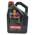 Produktbild: Motul 8100 5W40 X-Clean Motoröl SAE 5W-40 Motorenöl Öl Benzin Diesel 5Liter