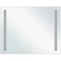 Produktbild: LED-Badezimmer-Spiegel LIRAC 70 cm 60 cm Silber