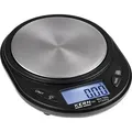 Produktbild: Taschenwaage Wägebe.0,15kg Batteriebet.Ziffernschritt 0,01g Wägeplattform-D.81mm