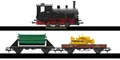 Produktbild: **Märklin H0 Zugset mit Dampfllok 98 112 und 2 Wagen aus Set 29133, Neu**