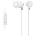 Produktbild: SONY In-Ear Kopfhörer mit Fernbedienung MDR-EX15APW 100 dB/mW Weiß NEU OVP