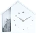 Produktbild: Karlsson - Wanduhr Sitting Cat - Weiß - 24.9x24.9x27cm