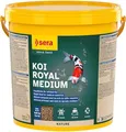 Produktbild: sera Koi Futter Royal Medium 21 l (5,65 kg) | Hauptfutter für 12-25 cm Koi | Teichfutter frei von Farb- & Konservierungsstoffen | Leicht verdaulich & wasserfreundlich | Fischfutter Teich