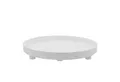 Produktbild: Spetebo Tablett XL Dekotablett rund auf Füßen 38 x 6 cm, MDF, (Anzahl, 1-tlg., Stück), mit Rand