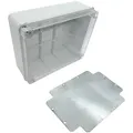 Produktbild: ARLI Abzweigdose IP67 Sichttür Aufputz 250 x 200 x 90 mm Feuchtraumdose transparent Deckel inkl. Montageplatte