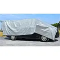Produktbild: Schattennetz Auto Hund 4x6 m – Alu Hitzeschutz mit Ösen – UV-Sonnenschutznetz & luftdurchlässiges Alunetz 6x4 m – Schattennetz Camping