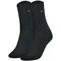 Produktbild: TOMMY HILFIGER Damen Socken, 2er Pack - Classic, Strümpfe, einfarbig Dunkelblau 35-38