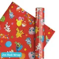 Produktbild: Geschenkpapierrolle Pokemon 2 m Rolle Kinder Geburtstag Verpackung 69x200 cm