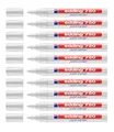 Produktbild: 10x Edding 750 Lackmarker Lackmalstift Lackstift 2-4 mm weiß