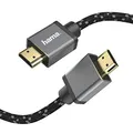 Produktbild: Hama Premium HDMI Kabel 1 Meter Ultra High Speed (Exzellentes Monitorkabel 4K / 8K, 48 Gbit/s, UHD Bildschirmkabel eARC, Ethernet, HDR, Aramidfaser Kabelmantel, HDMI 2.1 Kabel 120 Hz/60 Hz) 1m