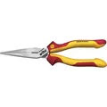 Produktbild: Flachrundzange Industrial electric mit Schneide gerade Form 160 mm Zange für Elektriker, vde geprüft, stückgeprüft, stabil und robust (35477) - Wiha