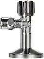 Produktbild: SCHELL 049160699 Eckregulierventil COMFORT 3/8x3/8'' , Ventil verchromt , Eckventil mit Griff , Ventil mit selbstdichtendem Anschlussgewinde (ASAG easy), langem Schubschaft und Rosette ,54mm