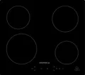 Produktbild: Respekta Rahmenloses Induktionskochfeld autark / Einbaukochfeld induktiv mit 4 Platten / 9 Leistungsstufen / Touch Control / Timer / Kindersicherung / 60 cm / in schwarz / KM4295i-28