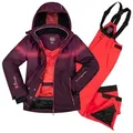Produktbild: Killtec Skianzug Kinderskianzug Mädchen Skijacke lila + Skihose neon orange orange 176 EU