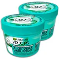 Produktbild: 2 er Pack Garnier Fructis Haarkur Aloe Vera Hair Food 3in1 Maske Normales & Trockenes Haar 2 x 400ml