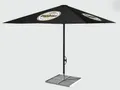 Produktbild: WARST. Sonnenschirm 2,5 m rund schwarz