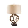 Produktbild: Tischleuchte FREYJA Bronze Antik Ø39cm H:58cm Lampe Wohnzimmer Schlafzimmer