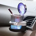 Produktbild: WXJCKAA 1 stück Auto Aschenbecher mit LED-Licht Zigarette Aschenbecher Container Rauch Asche Zylinder Rauch Cup Holder Storage Cup