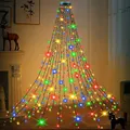 Produktbild: Christbaumbeleuchtung mit Ring 400 LEDs Lichterkette Weihnachtsbaum mit 16 tr...