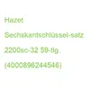 Produktbild: Hazet Sechskantschlüssel-satz 2200sc-32 59-tlg. (4000896244546) (2200SC-32)