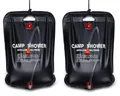 Produktbild: BAYLI Gartendusche 2er Set Camping Dusche 20 Liter, Tragbare Outdoordusche, Solardusche