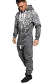 Produktbild: Amaci&Sons Herren Norweger Overall Jumpsuit Onesie Jogging Sportanzug Trainingsanzug Jogginganzug 3009 Anthrazit XXL