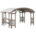 Produktbild: Modante Pavillon, Holz, Zeder, 427x250x305 cm, wetterfest, Sonnen- & Sichtschutz, Pavillons & Pergolas, Pavillons