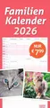 Produktbild: times&more Katzen Familienplaner 2026: Ein praktischer Kalender mit 5 Spalten für Pläne, Termine und Notizen der ganzen Familie. Niedliche Katzenfotos ... (times&more Kalender Heye)