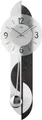Produktbild: AMS Pendelwanduhr W7299 (Quarzuhr, Holz-/Aluminium-/Schiefergehäuse,Made in Germany,Wohnzimmer)
