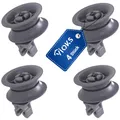 Produktbild: VIOKS Spülmaschinen Rollen 31mmØ Set 4 Stk Ersatz für Bosch 00611666 00165313 - Korbrollen für Oberkorb Geschirrspüler von Bosch, Privileg, Constructa & Siemens Geschirrspüler Ersatzteile