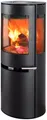 Produktbild: Kamin 9-5, Heizvolumen: 334 m³, mit Holzschale, schwarz, 6 kW, Höhe: 120 cm