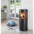 Produktbild: ADURO Kaminofen 9.5 erhöhte Brennkammer 3 Scheiben schwarz H120xB50xT44,7 cm 8KW