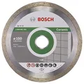 Produktbild: Bosch 1x Diamanttrennscheibe Standard for Ceramic (für Stein, Keramik, Fliesen, Marmor, Ø 150 x 22,23 x 1,6 x 7 mm, Zubehör für Winkelschleifer)