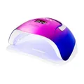 Produktbild: UV/LED Lichthärtungslampen Metallic Design mit 220 Watt, Sensor, Timer Funktion und Low Heat Mode (Blau/Pink Metallic 220W)