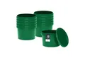 Produktbild: BENBOW Aufbewahrungssystem Eimer mit Deckel 30 20 10 1 0,5 L Grün Lebensmittelecht Eimer, Polypropylen - Lebensmittelecht, Geschmacksneutral, Auslaufsicher, (10-tlg., PZH-, BRC- und DIN-ISO-zertifiziert), für Lebensmittel, Farben, Chemikalien