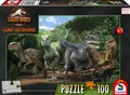 Produktbild: Schmidt Spiele Puzzle Jurassic World Camp Cretaceous Der Ankylosaurus Bumpy 56436, 100 Puzzleteile