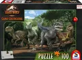 Produktbild: 100 Teile Schmidt Spiele Puzzle Jurassic World Camp Cretaceous Bumpy 56436