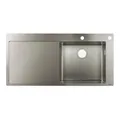 Produktbild: hansgrohe Einbauspüle 450 S717-F450 1025x490mm, 1 Beck. R, Abtropffl. li, ES