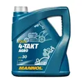 Produktbild: Mannol 7203 4-Takt Agro SAE 30 Rasenmäheröl Motoröl 4 Liter