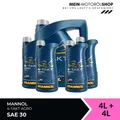 Produktbild: Mannol 4-Takt Agro SAE 30 Rasenmäheröl API SL JASO MA 4+4 Liter = 8 Liter