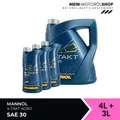 Produktbild: Mannol 4-Takt Agro SAE 30 Rasenmäheröl API SL JASO MA 4+3 Liter = 7 Liter