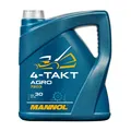 Produktbild: 4 (1x4) Liter MANNOL 4-Takt Agro SAE 30 Rasenmäheröl, Maschinenöl
